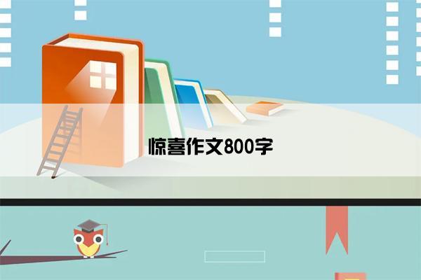 惊喜作文800字