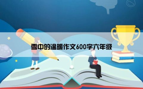 雪中的温暖作文600字六年级