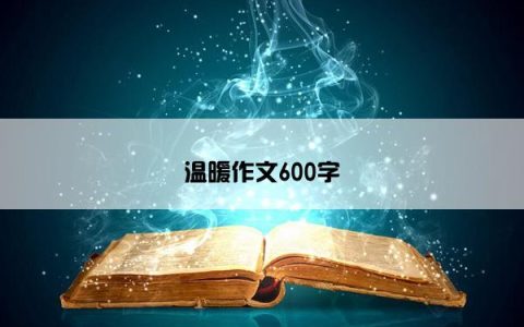 温暖作文600字