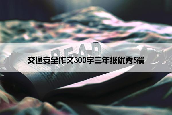 交通安全作文300字三年级优秀5篇