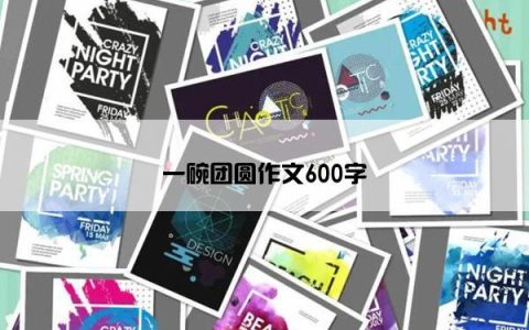 一碗团圆作文600字