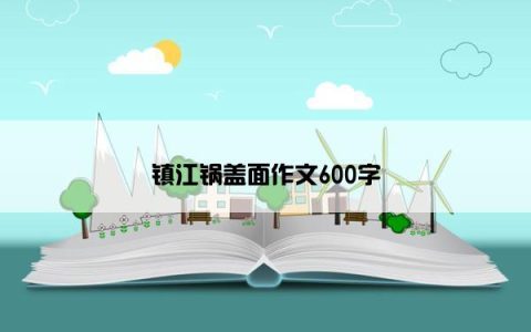 镇江锅盖面作文600字
