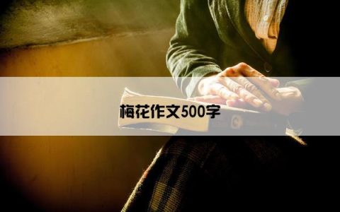 梅花作文500字