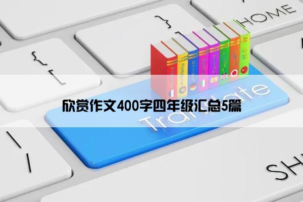 欣赏作文400字四年级汇总5篇