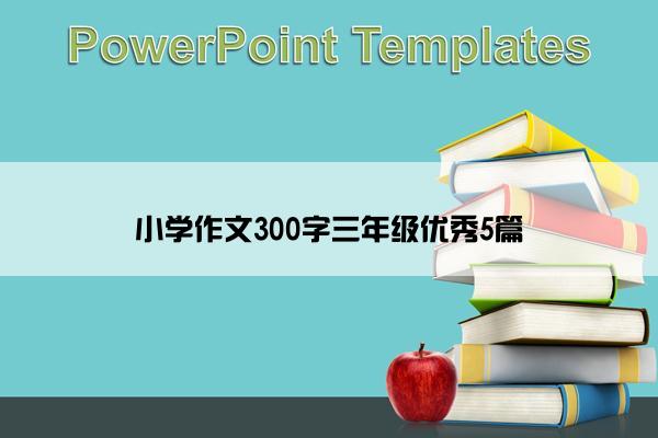 小学作文300字三年级优秀5篇