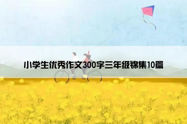 小学生优秀作文300字三年级锦集10篇