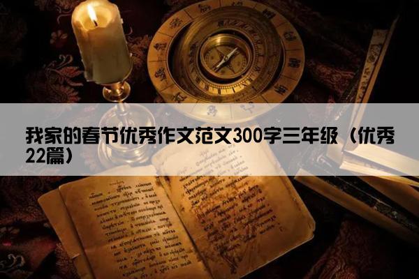 我家的春节优秀作文范文300字三年级（优秀22篇）