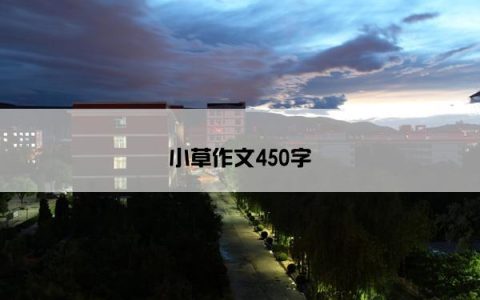 小草作文450字