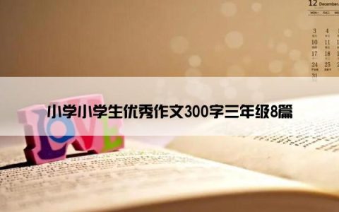 小学小学生优秀作文300字三年级8篇