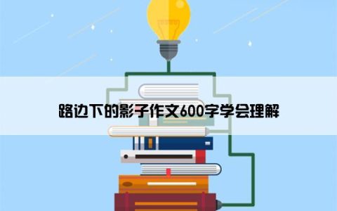 路边下的影子作文600字学会理解