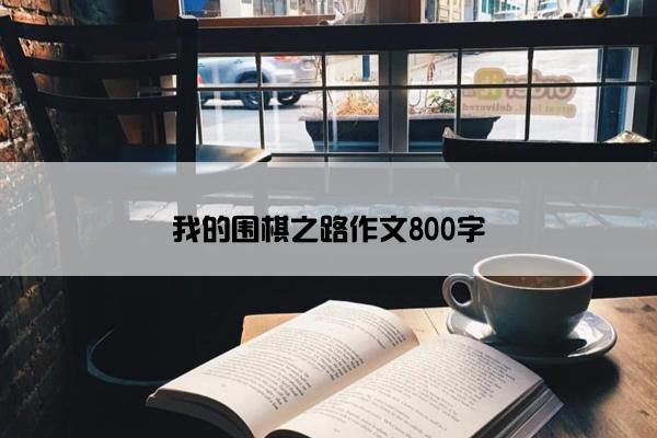 我的围棋之路作文800字