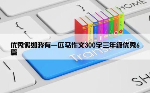 优秀假如我有一匹马作文300字三年级优秀6篇