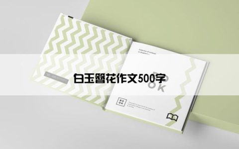 白玉簪花作文500字