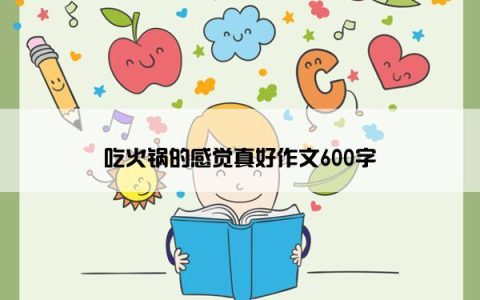 吃火锅的感觉真好作文600字
