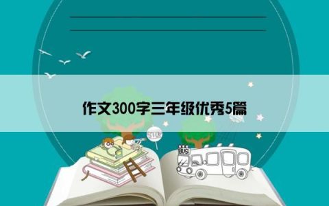 作文300字三年级优秀5篇