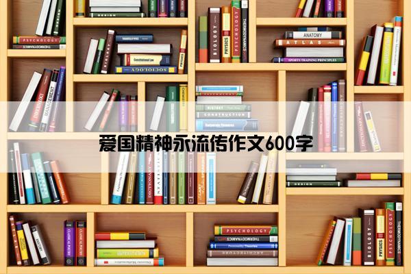 爱国精神永流传作文600字