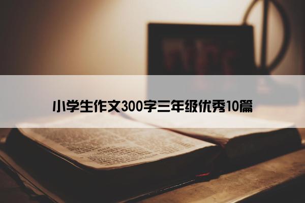 小学生作文300字三年级优秀10篇