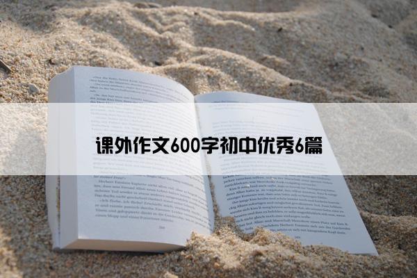 课外作文600字初中优秀6篇