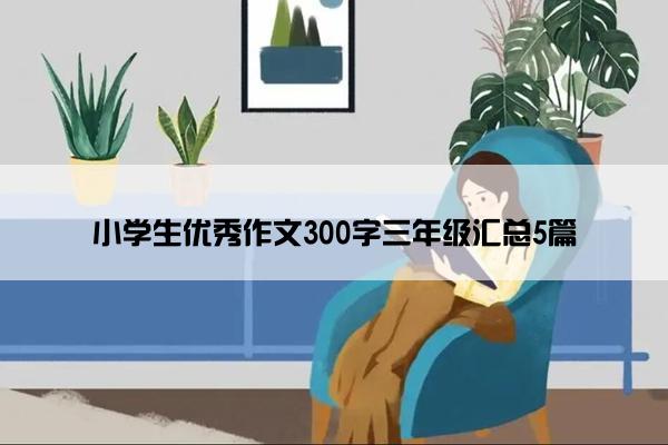 小学生优秀作文300字三年级汇总5篇