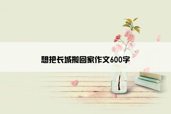 想把长城搬回家作文600字