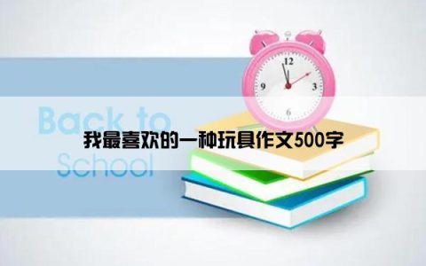 我最喜欢的一种玩具作文500字