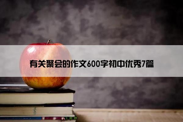 有关聚会的作文600字初中优秀7篇