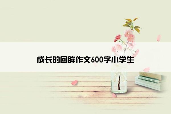 成长的回眸作文600字小学生