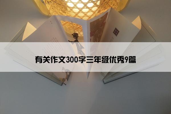 有关作文300字三年级优秀9篇