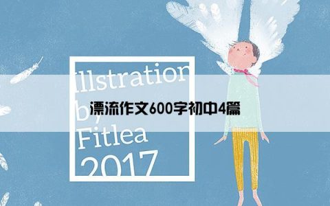 漂流作文600字初中4篇