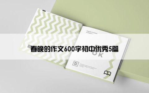 春晚的作文600字初中优秀5篇