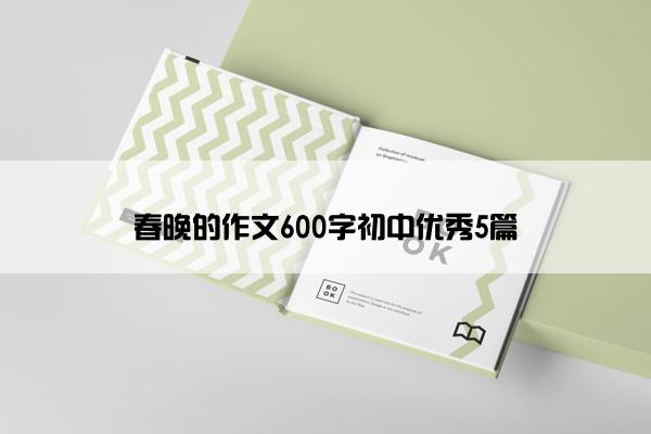 春晚的作文600字初中优秀5篇