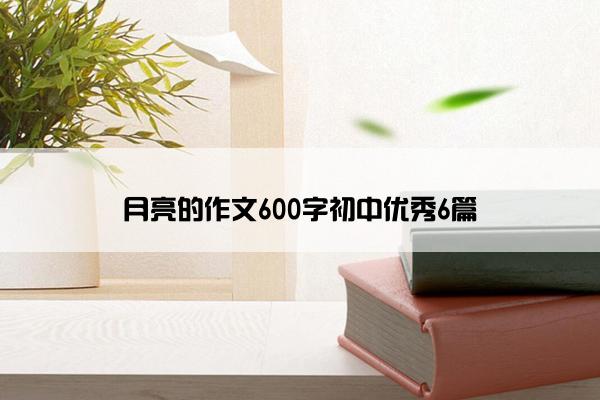 月亮的作文600字初中优秀6篇