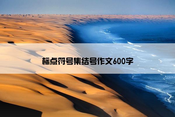 标点符号集结号作文600字