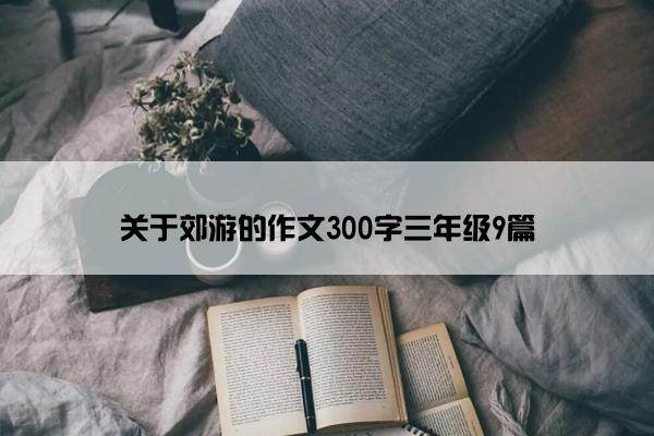 关于郊游的作文300字三年级9篇