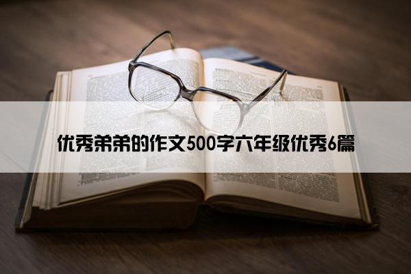 优秀弟弟的作文500字六年级优秀6篇