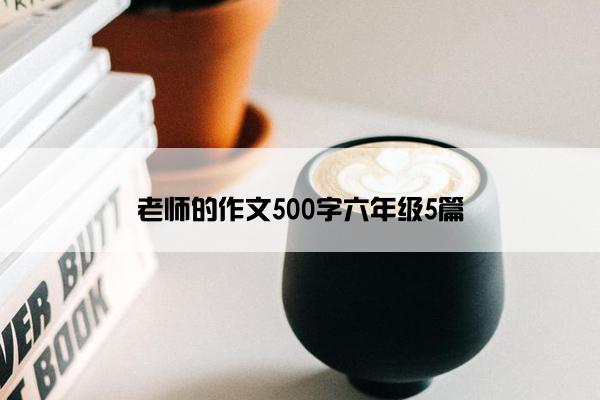 老师的作文500字六年级5篇