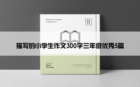 描写的小学生作文300字三年级优秀5篇