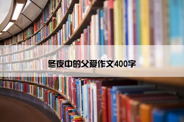 冬夜中的父爱作文400字