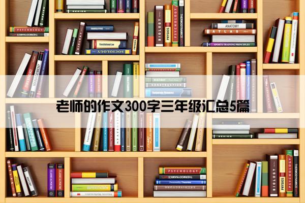 老师的作文300字三年级汇总5篇