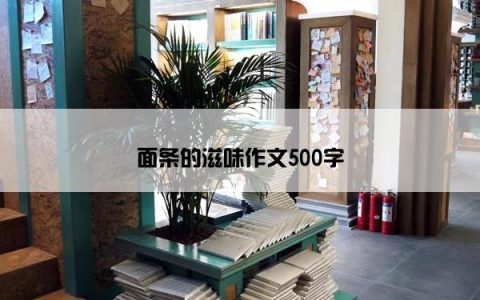 面条的滋味作文500字