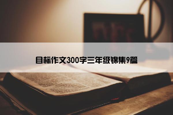 目标作文300字三年级锦集9篇