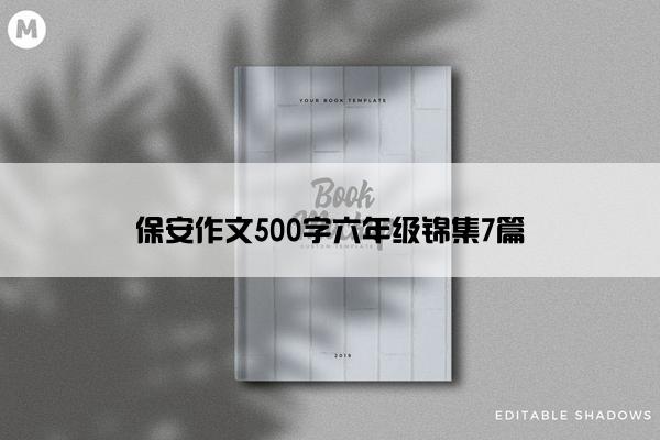 保安作文500字六年级锦集7篇