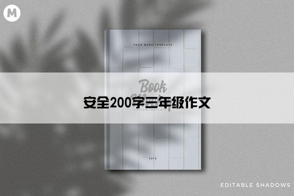 安全200字三年级作文