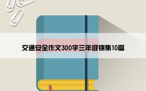 交通安全作文300字三年级锦集10篇