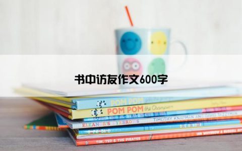 书中访友作文600字