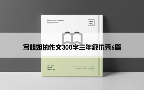 写姐姐的作文300字三年级优秀6篇