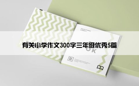 有关小学作文300字三年级优秀5篇
