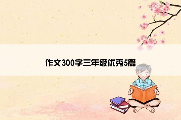 作文300字三年级优秀5篇