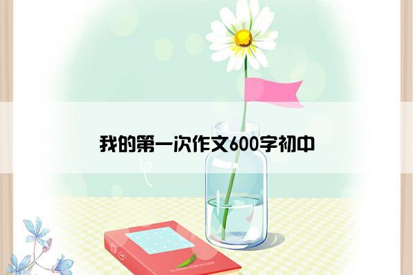 我的第一次作文600字初中