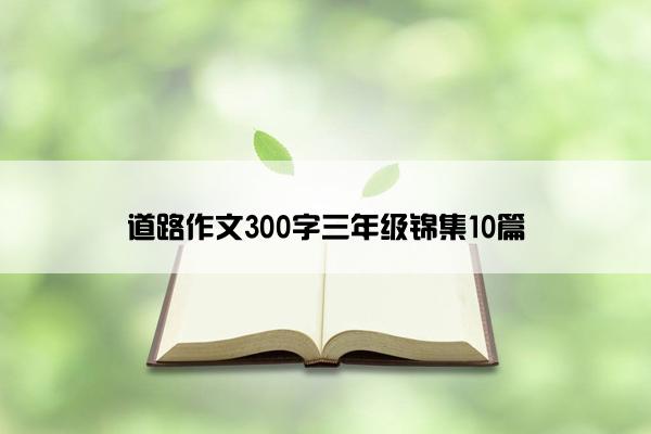 道路作文300字三年级锦集10篇